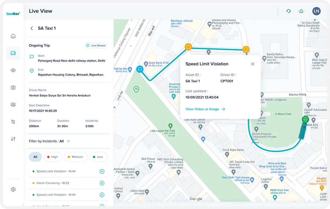 Redesigned Trips Layout
